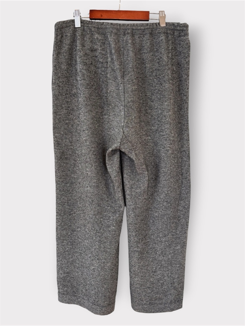VINCE Wool Cashmere Blend Wide Leg Drawstring Pants Gray | Luxe Knit | Size M - Picture 4 of 11